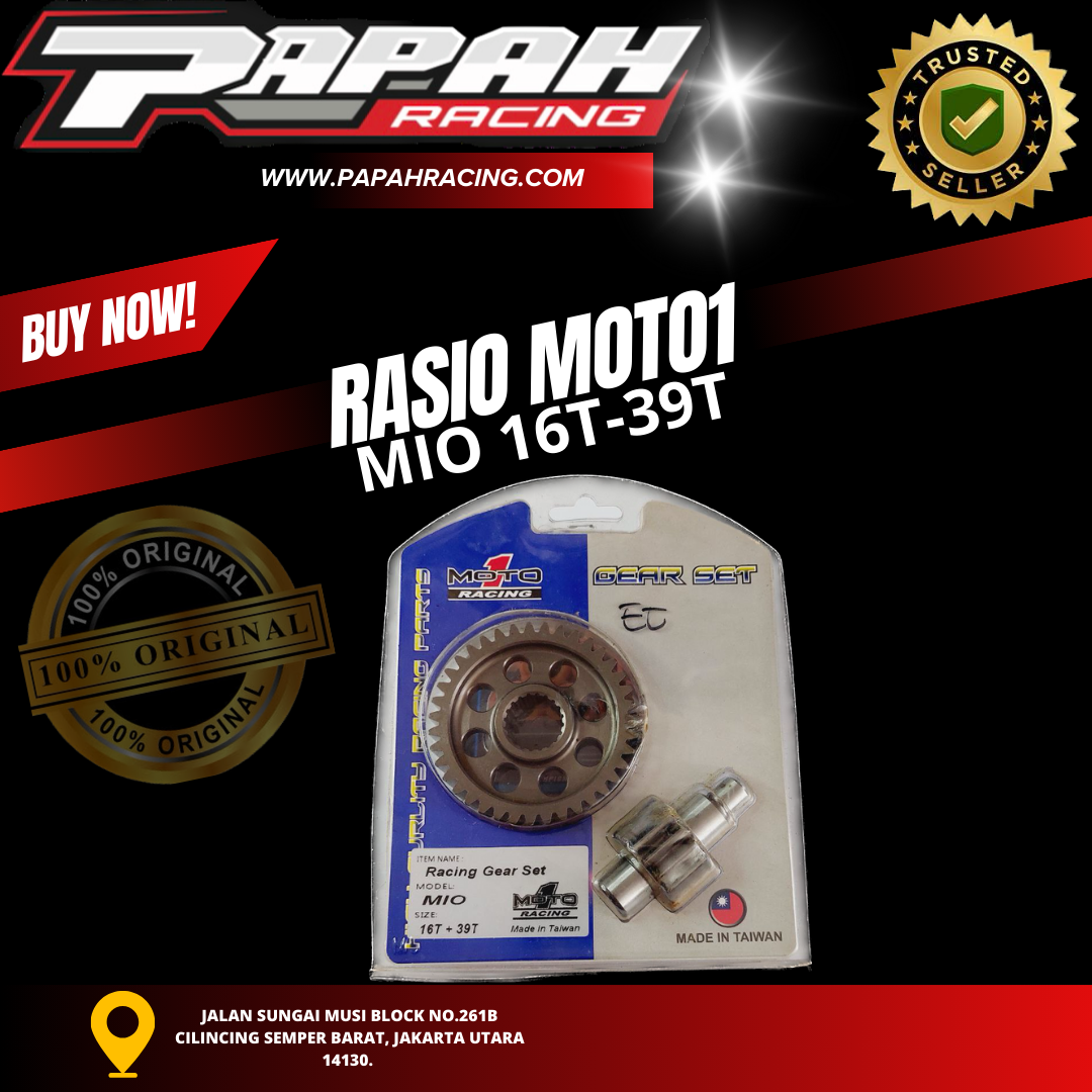 RASIO MOTO1 MIO 16T-39T